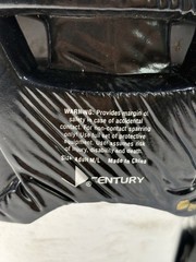 Century Martial Arts Sparring Headgear Black Adult M/L New Karate Tae Kwon Do