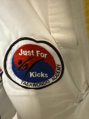 TAEKWONDO Bag & SPARRING GEAR LOT Chest Protector Shins Hands etc Head Sz M