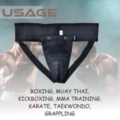 FADI Pro Sports Groin Guard Cup MMA Boxing Muay Thai Woven Armor Protector