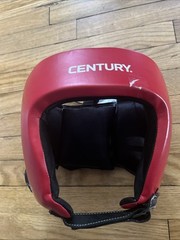 Century Brave Open-Faced Headgear Advanced Foam Core, L/XL Red