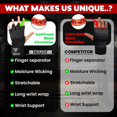 Boxing Hand Wraps by WYOX, Inner Boxing Wrist Wraps, Fist Protection Boxing Wrap