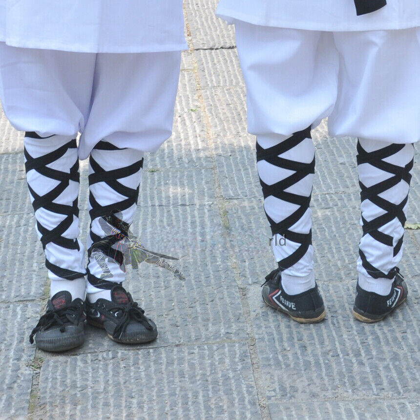 New Shaolin Monk Training Leg Wraps Ankle Guards for Kung Fu Uniform Suit Socks