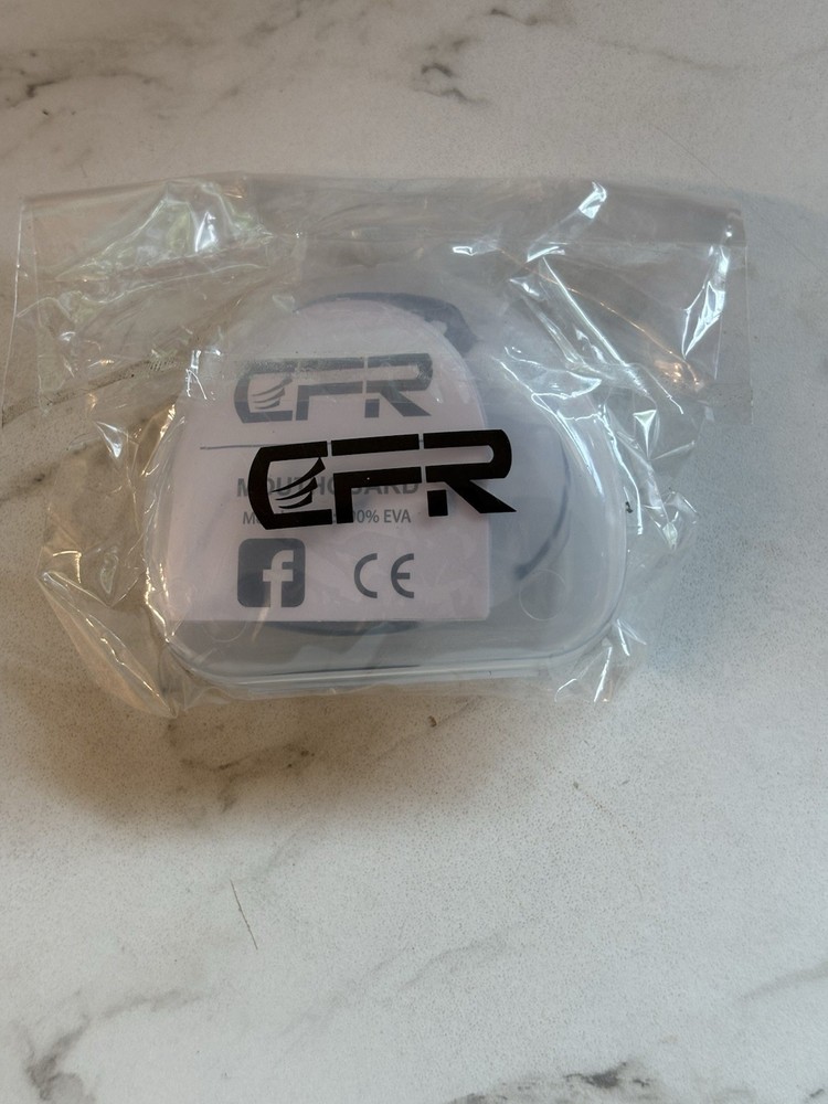 “CFP”Gel Gum Mouth Guard Shield Teeth Grinding Boxing MMA Sports MouthPiece Case