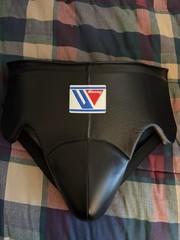 Black winning groin guard size M