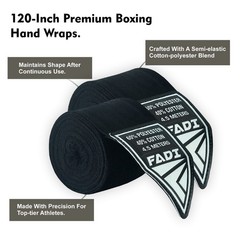 FADI A1 Pro 180″ Boxing Hand Wraps 5 Pack Elite MMA Muay Thai Training
