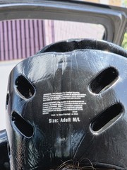 Century brand black martial arts sparring headgear Size Adult M/L