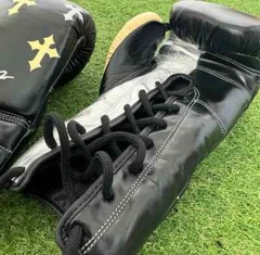 Custom Sparring Set | Handmade Original Leather | Logo/Name Embroidery