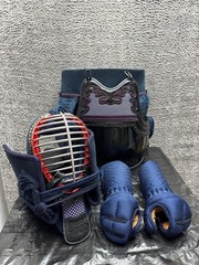 Osakura Maruyama Kendo Armor Bogu Equipment Set Helmet Chest Protector Gloves