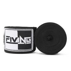 FIVING Boxing Hand Wraps Inner Gloves for Men Women, 180 Inch Black