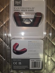 Everlast Evershield Double Mouthguard Black Boxing & MMA Model: 1400007
