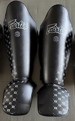 Fairtex Neoprene Shin Guards SP6 Black Large