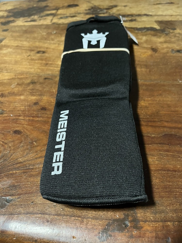 MEISTER ELASTIC CLOTH SHIN & INSTEP GUARDS – Muay Thai MMA Taekwondo Leg Pads
