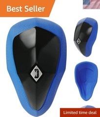 Athletic Cup w/ Soft Rim, Shock Absorbent Groin Protector for High Impact Spo…