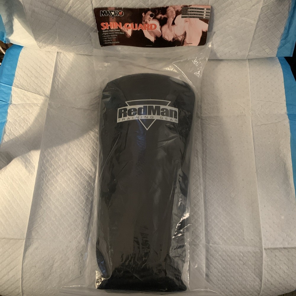 Macho Redman Training Gear Size(L) Color Black Shin Guards Defensive Tactics