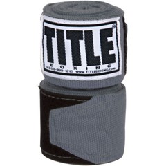 Title Boxing 180″ Semi Elastic Mexican Handwraps – Gray