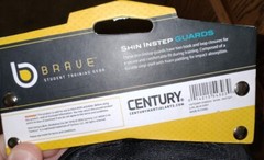 Century Brave Shin Instep Guards Sz L/XL Mixed Martial Arts MMA Kick Boxing NEW!