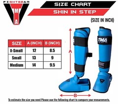Shin Instep Pads MMA Kick Boxing Protector For junior Kids Muay Thai Shin