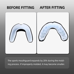 6 Pack Sports Mouthguard, Kids & Youth Mouth Guard with Case for Boxing, MMA