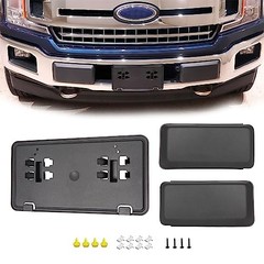 Original Front Bumper Guards Pads & Front License Plate Bumper F150 18-20