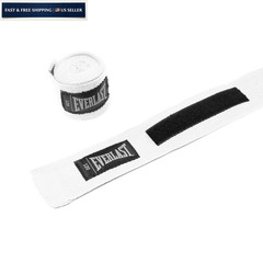 Everlast Core Handwraps 120in – Boxing Hand Wraps for 120 Inch, White & Black