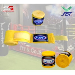 Hand Wraps Semi Eastic FBT Yellow Boxing New Hand Wraps Wrist HW1 Vintage Ivory