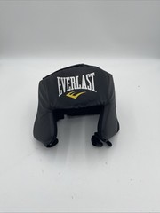 Everlast EverFresh Boxing Headgear Black Sparring Gear One Size Fits All VGC 🔥