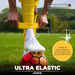 Comfortable One Size Silicone Shin Guard Holders for Ultimate Soccer Performance