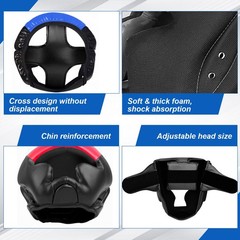 2 Pack Boxing Headgear, Boxing Gear Equipment Training Sparring Safety Head G…