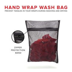 Prachwork Portable Hand Wrap Roller v2.0 & Laundry Mesh Bag for Boxing, MMA,…