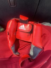 Adidas Two Headgear Set Official IBA Approved Boxing Headgear. Red And Blue