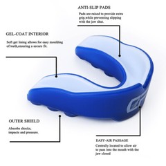 Gel Gum Mouth Guard Shield Teeth Grinding Boxing MMA Sports MouthPiece Battle US