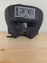 Contender Fight Sports Open Face Competition Boxing Headgear (Black, Used) M