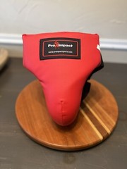 Pro Impact Boxing MMA Training Muay Thai Groin Abdominal Protector Size XL Red