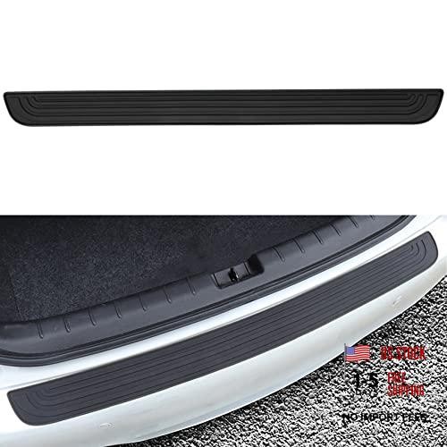 ASUBHA Car Rear Bumper Protector, Bumper Guard, Universal Rubber Anti Black