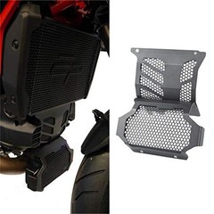 Hypermotard 950 Motorcycle Aluminum Engine Guard Protector and Oil Cooler Guard