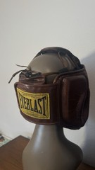 Everlast 1910 Boxing Headgear Brown Good Condition