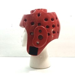 ATA Sparring Helmet, Size Large Adult Red, Face Shield, Macho Martial Arts