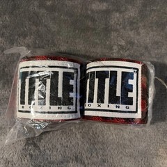 Title Boxing 180″ Semi Elastic Mexican Handwraps – Black & Red Plaid