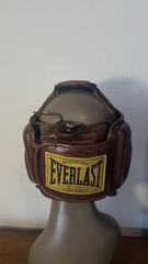 Everlast 1910 Boxing Headgear Brown Good Condition