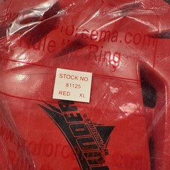 Thunder by ProForce Red Headguard Sparring Gear Head Protection Size XL