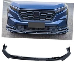 Front Bumper Lip Fit for Honda CRV EX EX-L LX 2023 2024 2025 2026, 3Pcs Glossy