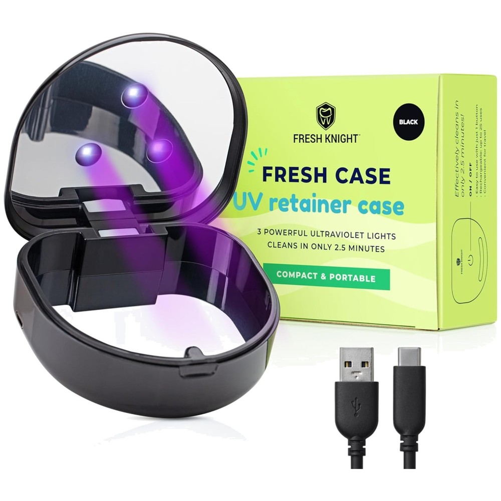 UV Retainer Case for Invisalign | Disinfect & Clean