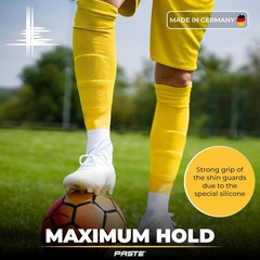 Comfortable One Size Silicone Shin Guard Holders for Ultimate Soccer Performance