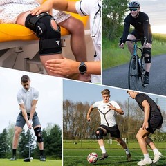 Knee Support Brace by RDX, Elastic, Knee Support for Joint Pain Relief, Neoprene