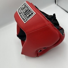Contender Fight Sports USA Boxing Headgear XL Red Leather Sparring AHG.1