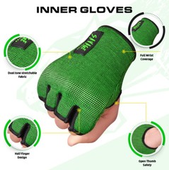 Compression Sleeves Boxing Hand Wraps Elastic Quick Wraps Fist Protection Green
