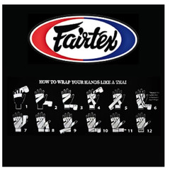 Fairtex HW2 Boxing Hand Wraps 180″ Cotton Stretch 1 Pairs Black