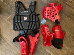 The Macho Warrior Full Body Gear Martial Arts Sparring Medium Youth 7 Pieces