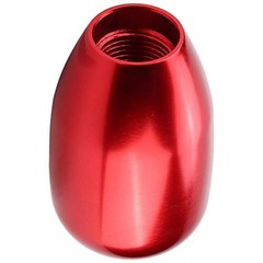 Weighted Metal Shift Knob (157g) 6-Speed Universal Manual for Real Car & Red