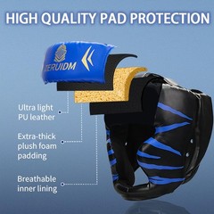 2 Pack Boxing Headgear for Youth Adult, Thickened Training Sparring Head Guar…